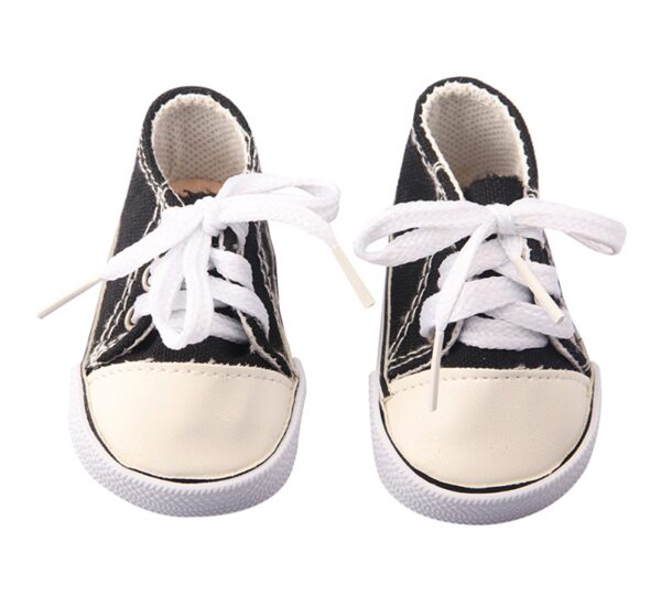 Black Sneakers for Dolls
