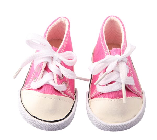 Pink Sneakers for Dolls