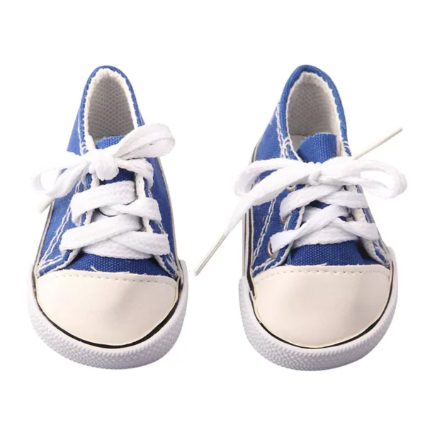 Royal Blue Sneakers for Dolls