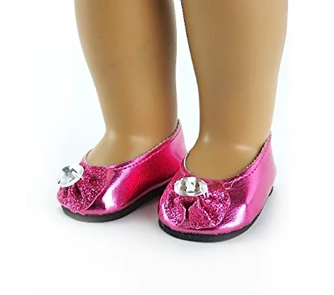 18" doll hot pink shoes