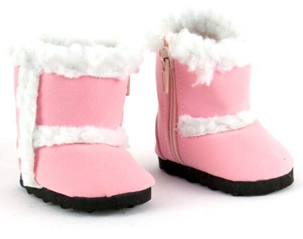 Pink doll boots