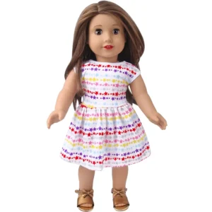 18" doll star dress