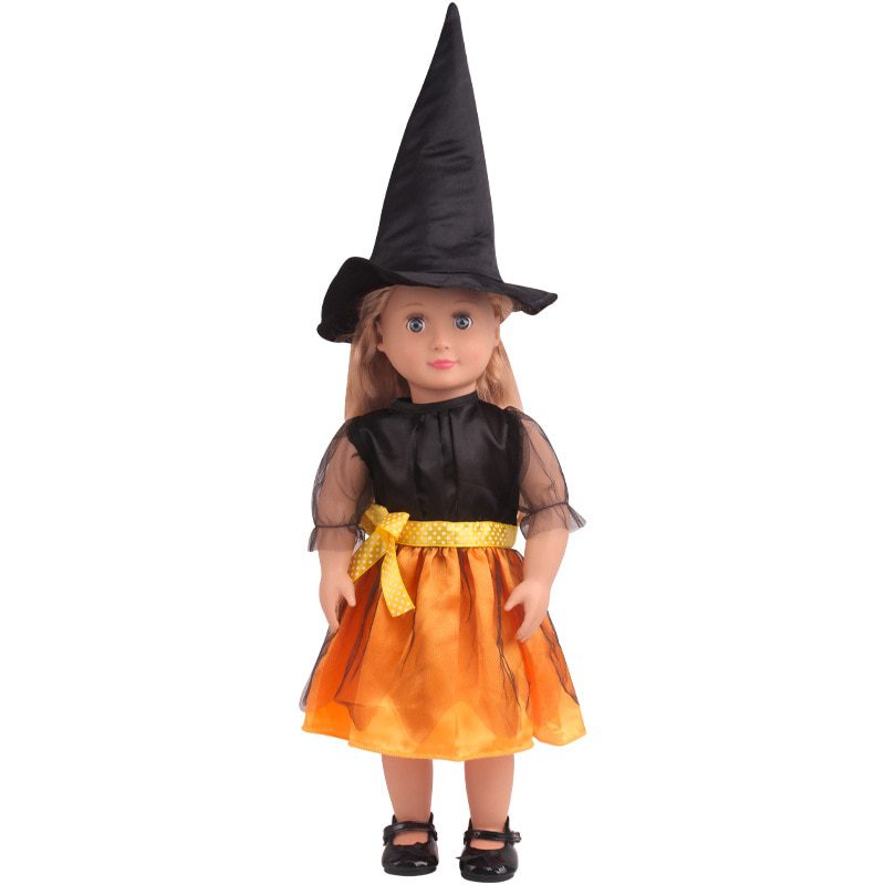 18 inch doll witch costume