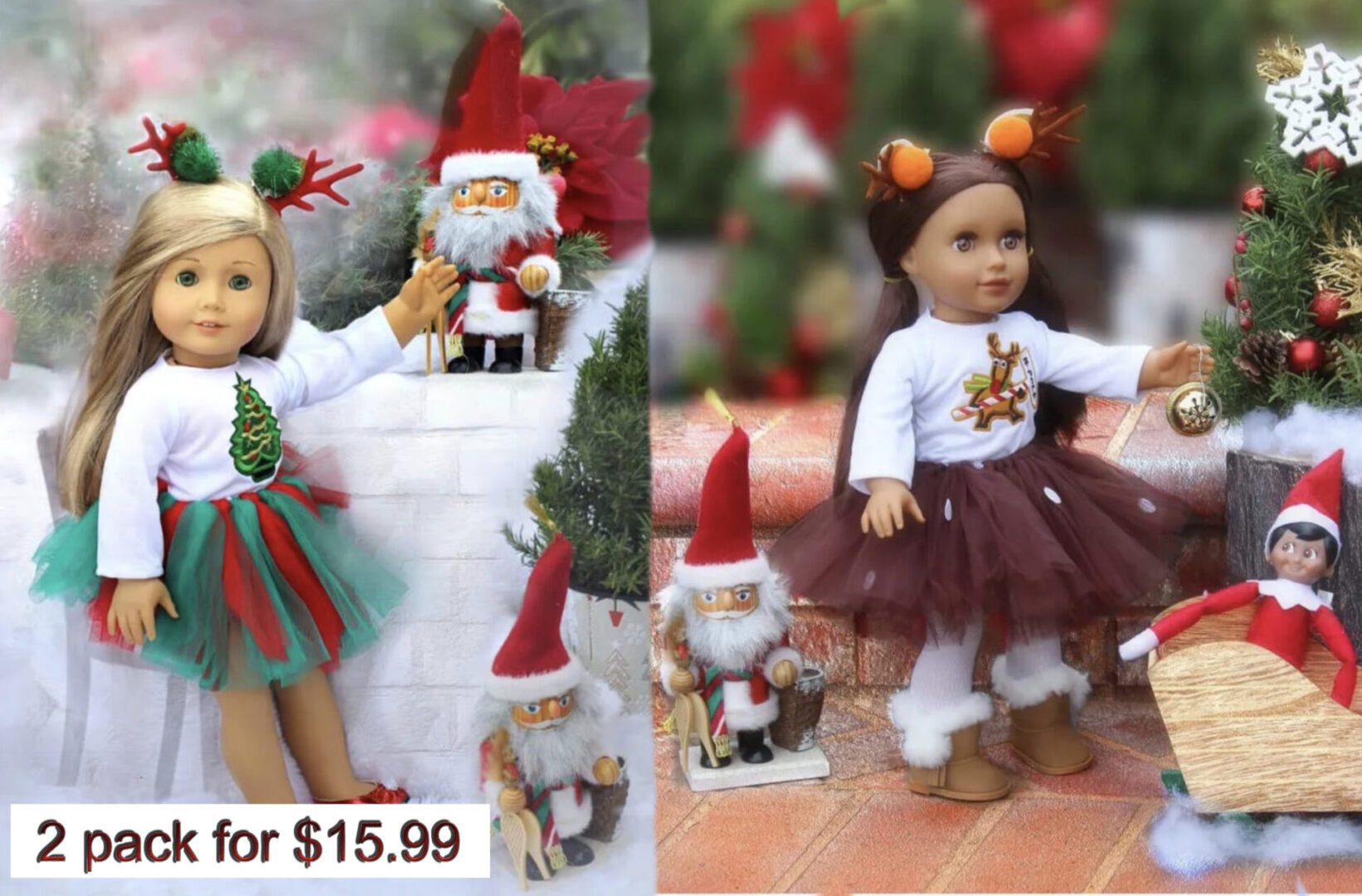 18 inch doll Christmas clothes