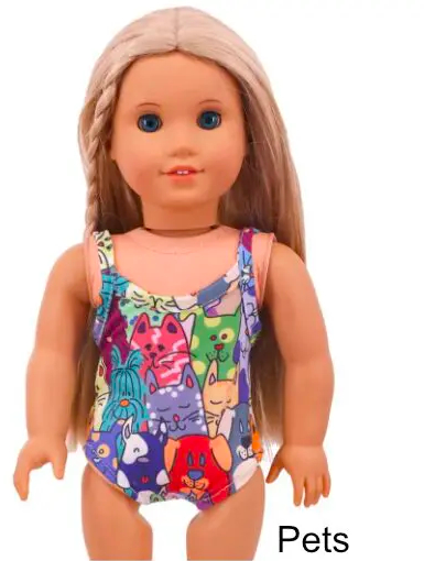 18 doll clothes bathingsuits
