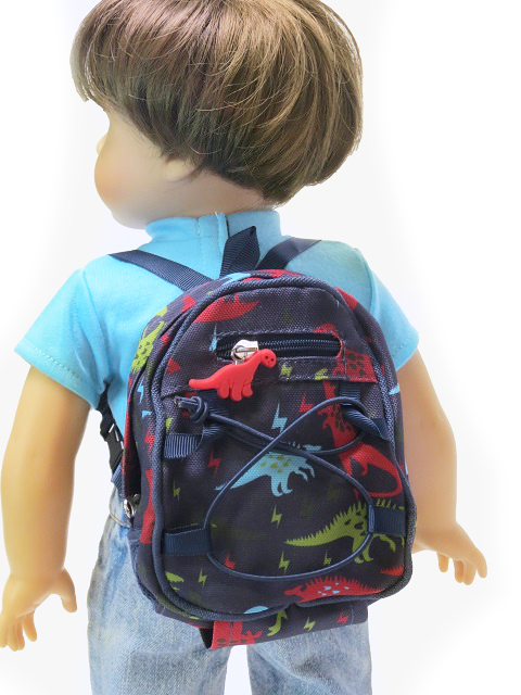 18 inch boy doll dinosaur backpack