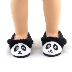 14.5" doll clothes wellie wishers panda slippers