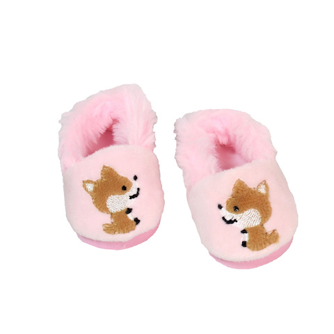 18 inch doll fuzzy slippers fox