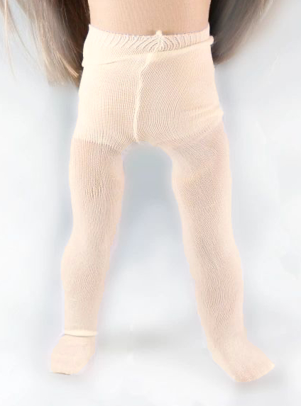 18 inch doll ivory tights
