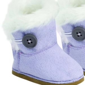 18 INCH DOLL LAVENDER BOOTS