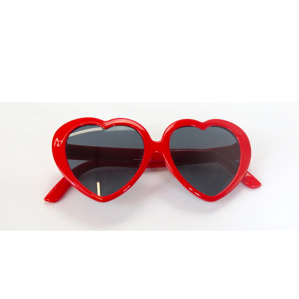 18 doll red heart sunglasses
