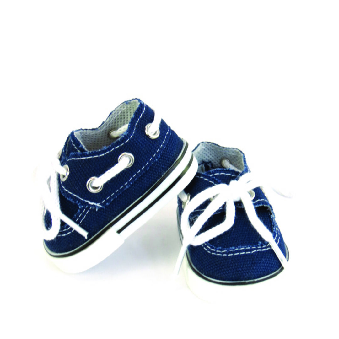 navy boat shoes 18" boy doll shoes
